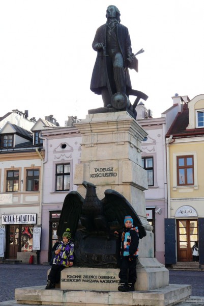 Pomnik Tadeusza Kościuszki.