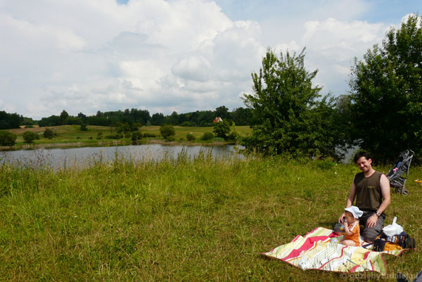 Mały piknik w Pieszkowie.
