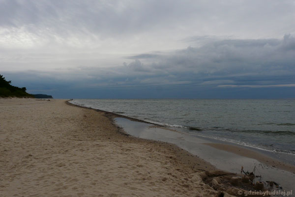 Plaża w WPN (dojście z Wisełki).