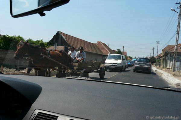 Rumunia z samochodu.