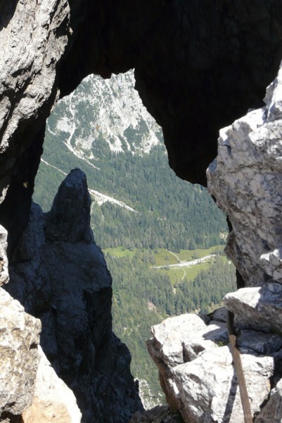 Największe okno skalne w Alpach.