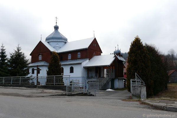 Cerkiew grekokatolicka w Komańczy.