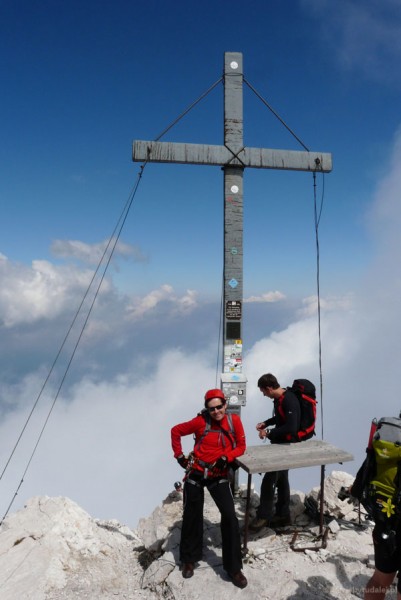 Szczyt Alpspitze (2628 m n.p.m.).