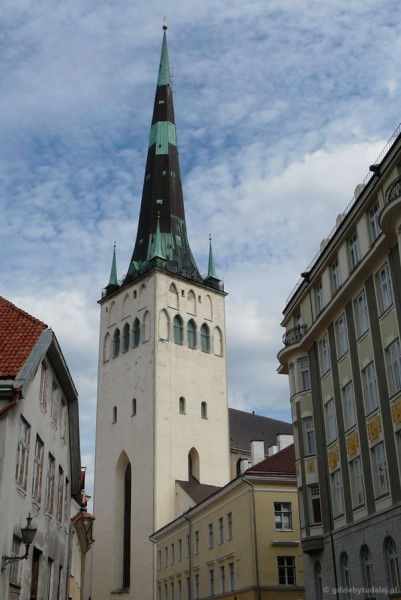 Wieża kościoła św. Olafa, 123m, XIII w., przeb. XIX w.
