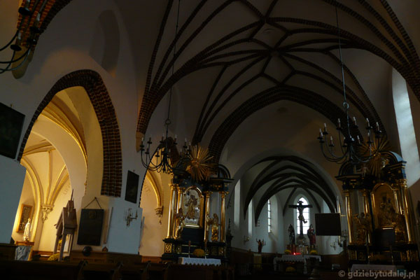 Wnętrze kościoła św. Katarzyny (XV-XVI).