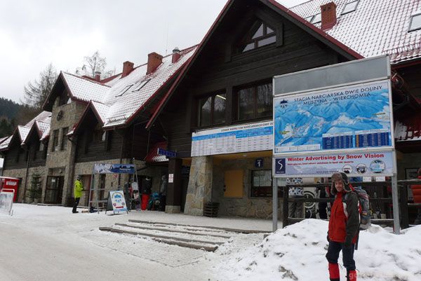 Stacja narciarska Wierchomla.