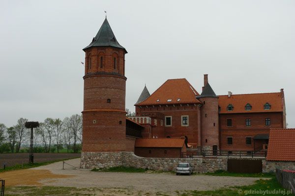 Zrekonstruowany zamek w Tykocinie.