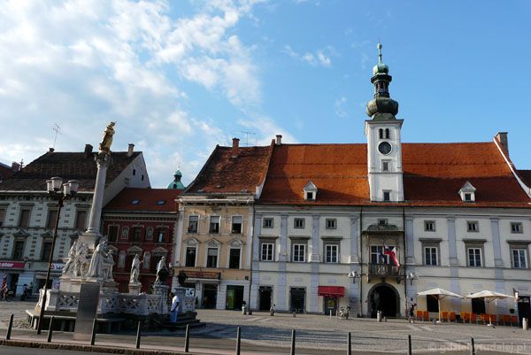 Ratusz, XVI w na Glavnim trgu, Maribor.