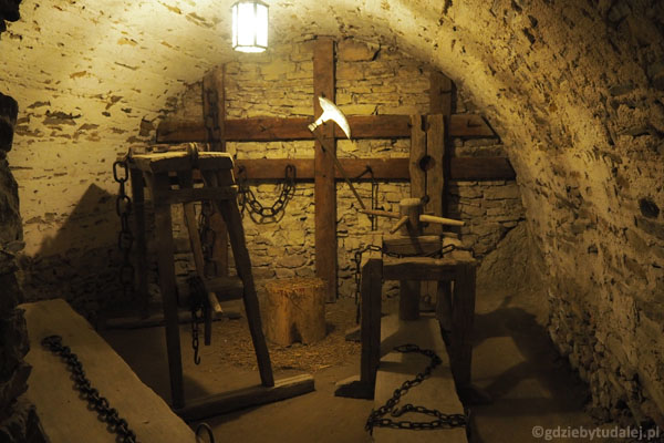 Sala tortur w kazamatach górnego zamku