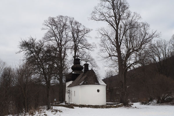 Cerkiew Św. Michała Archanioła (z 1796 r.) w opustoszałej Bielicznej.