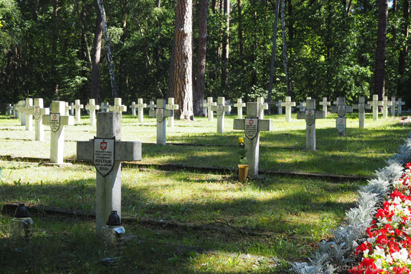 Pochowano tu kilkuset żołnierzy biorących udział w II wojnie światowej