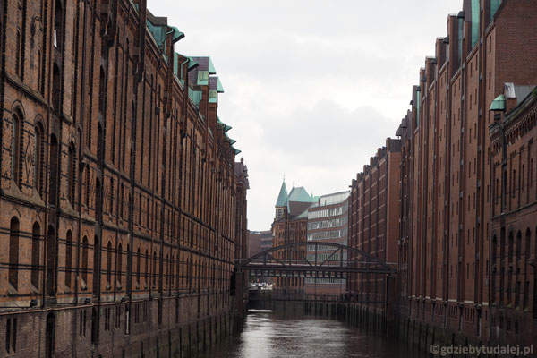 Dzielnica spichlerzy w Hamburgu