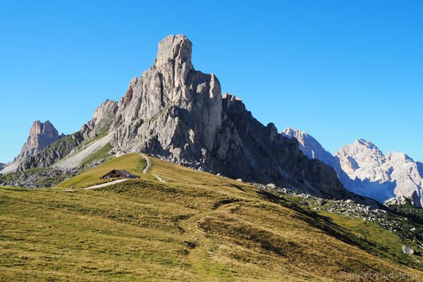Ra Gusella z Passo Giau - jedna z wizytówek Dolomitów.